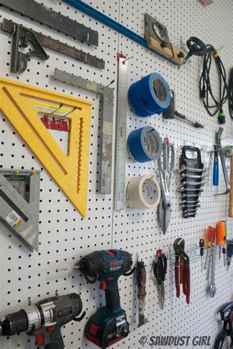 How To Create A Pegboard Organization Wall Garages Garage Tool