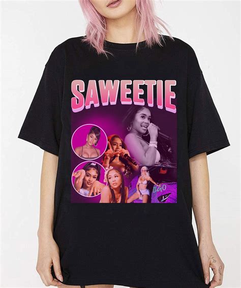 Saweetie T Shirt Hip Hop Shirt Rap Shirt Vintage 90s Retro Etsy