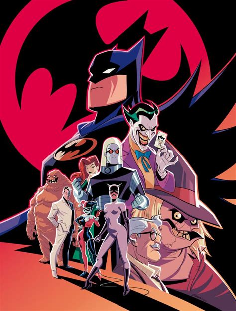 Batman The Animated Series Poster Batman The Animated Series Batman Comic Art Batman Comics