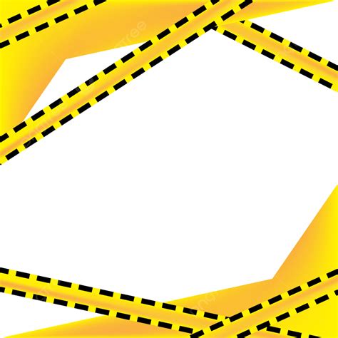 Line Frame Clipart Hd Png Safety Line Background Frame Yellow Line