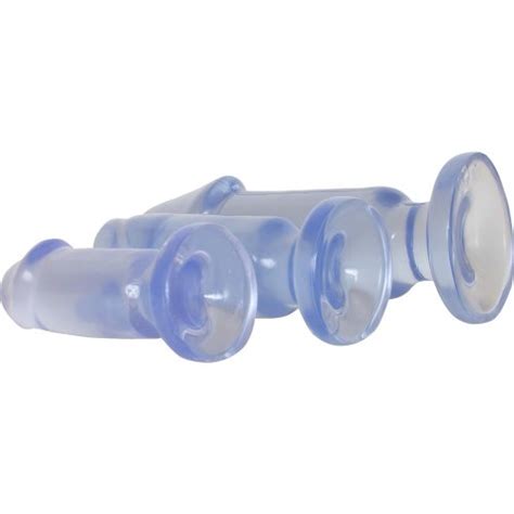 Crystal Jellies Anal Starter Kit Clear Sex Toys At Adult Empire