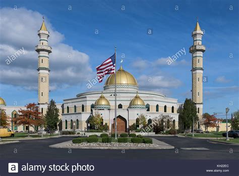 Islamic Center Of America On Ford Road In Dearborn Michigan Stock
