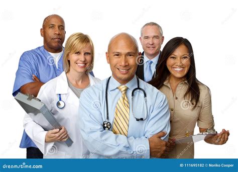 Diverse Team Of Healthcare Providers Stock Photo Image Of People