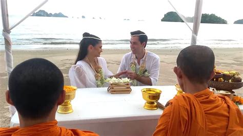 krabi beach buddhist blessing package marcela luiz thailand wedding medias