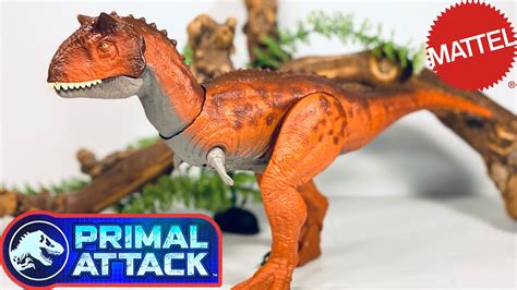 Mattel Jurassic World Primal Attack Control ‘n Conquer Carnotaurus Review Youtube