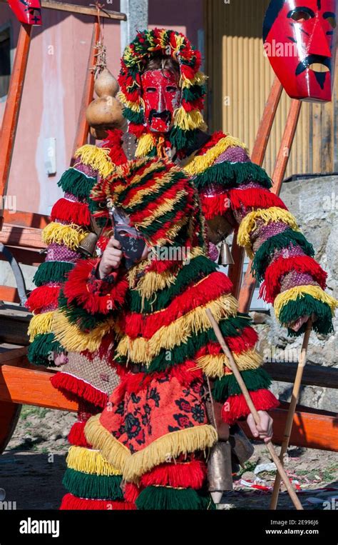 Caretos De Podence Traditional Mask And Carnival At Podence Trás Os