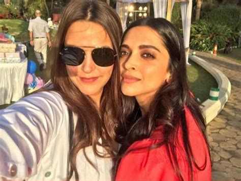 Neha Dhupia And Deepika Padukones Sunkissed Selfie Is All Things Beautiful