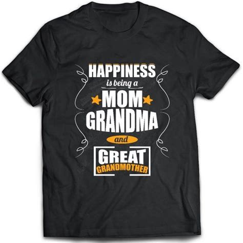 Great Grandmother T Shirt Great Grandmother Tee Present Etsy In