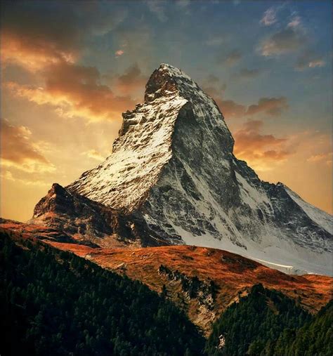 The Matterhorn Switzerland Amazing Nature Beautiful World Beautiful