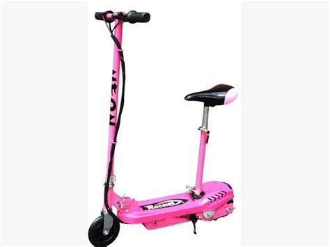 Kids Neon Rocket Pink Sale Electric E Scooter E10 24v Chain Driven Seat