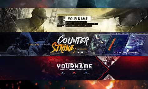 Create A Youtube Gaming Banner Twitter Twitch Channel