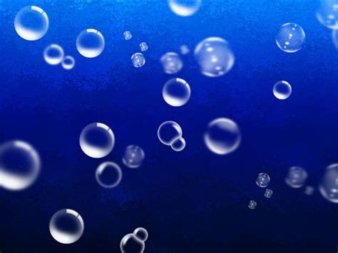 Free Water Bubbles Powerpoint Template Download Free