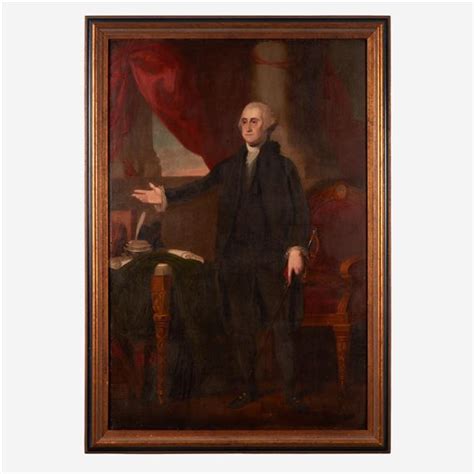 Gilbert Stuart The Lansdowne Portrait Of George Washington Mutualart