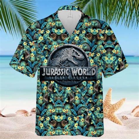 Jurassic World Fallen Kingdom Jurassic Park Hawaiian Shirt Shibtee