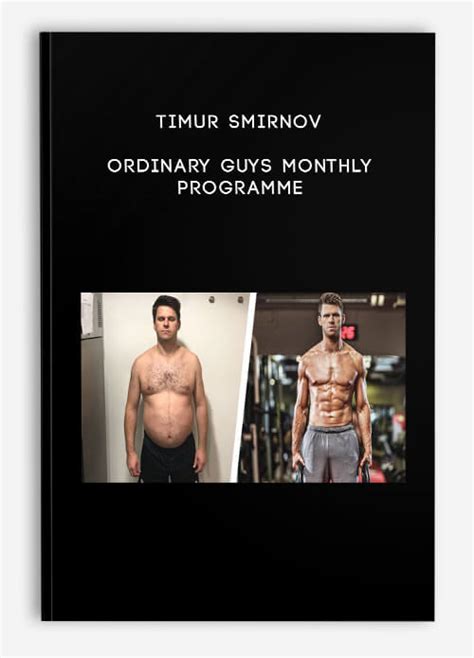 Ordinary Guys Monthly Programme By Timur Smirnov
