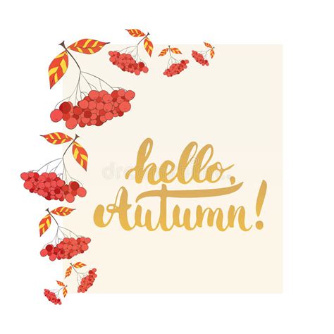 Hello Autumn Hand Drawn Cozy Fall Seasons Holiday