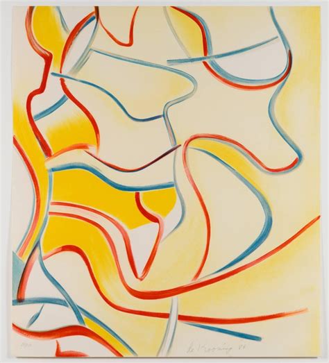Willem De Kooning Untitled From Quatre Lithographies Print For Sale