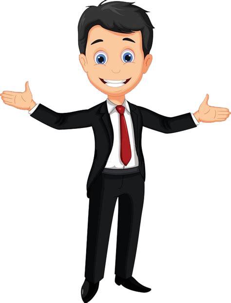 Animated Businessman Png Pic Png Mart