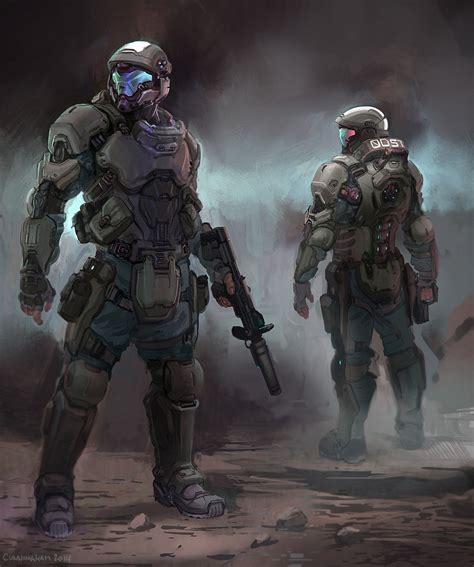 Halo 5 Guardians Odst By Alex J Cunningham Rimaginaryhalo