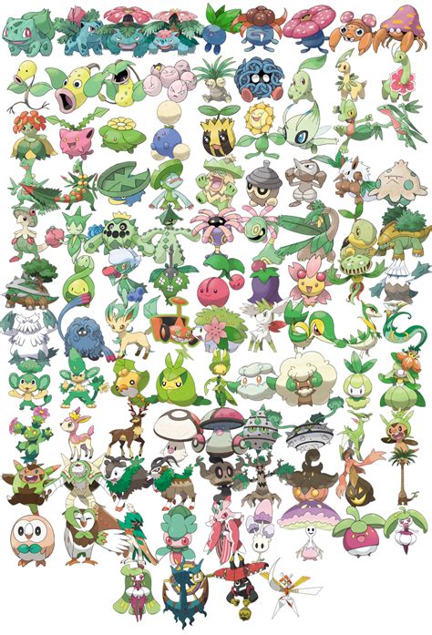 More images for different types of grass pokemon » Let's Talk About Pokemon! — Let's Talk About Pokemon - The Grass Type