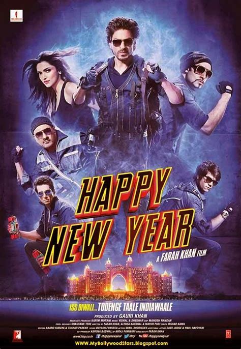 Puthuvalsaraashamsakal, means happy new year! Shahrukh Khan's Happy New Year - Hindi Movie- Video Songs ...
