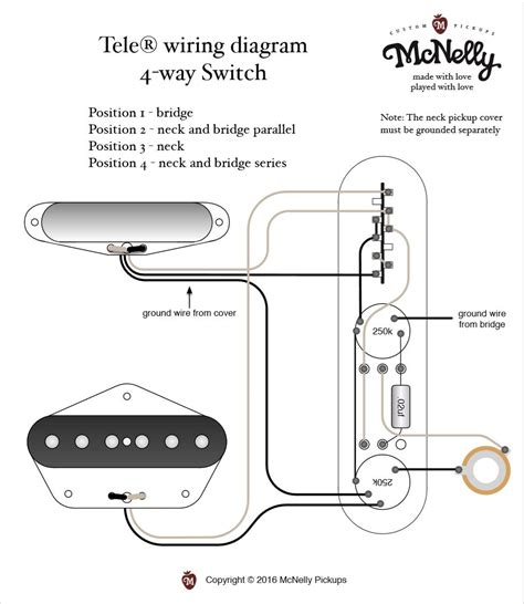 Telecaster 4 Way Switch Schematic