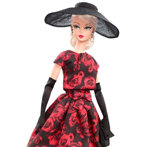 Barbie Fashion Model Collection Elegant Rose Cocktail Dress Barbie Doll