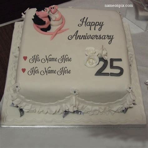 Happy Unique 25th Anniversary Cake Designs 335977 Happy 25th