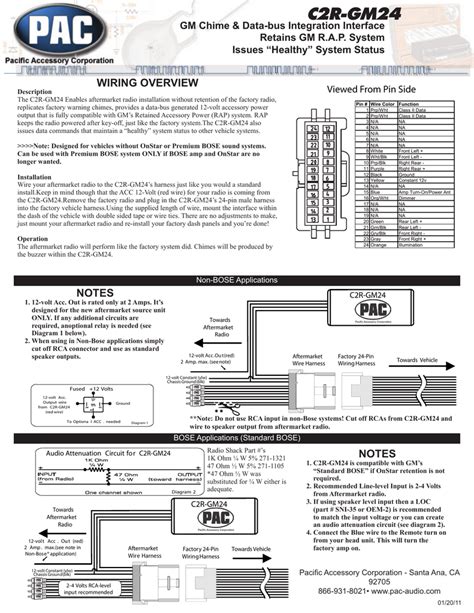 Pac Rp Ch Wiring Diagram Wiring Diagram Pictures
