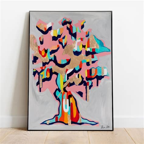 Tree Of Life Art Abstract Abstract Painting Modern Art Etsy