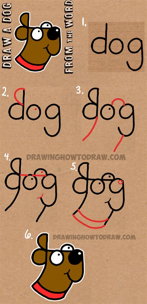 Https://tommynaija.com/draw/how To Draw A Dog With The Word Dog