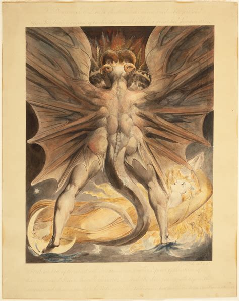 El Gran Dragón Rojo Una Mirada A La Serie De Pinturas De William Blake