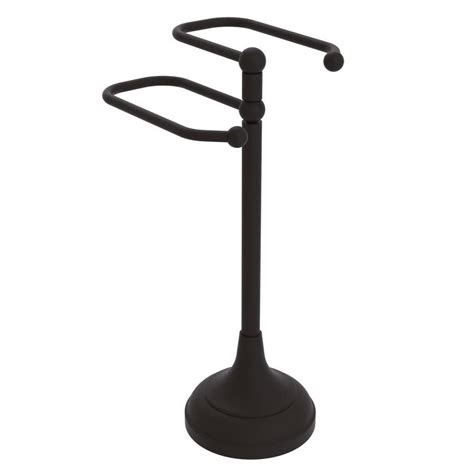 Vast selection a functional bath accents for iron coat rack stand and useful solution when there is no available space with unsolicited. Allied Brass Oil-Rubbed Bronze Freestanding Towel Rack at ...