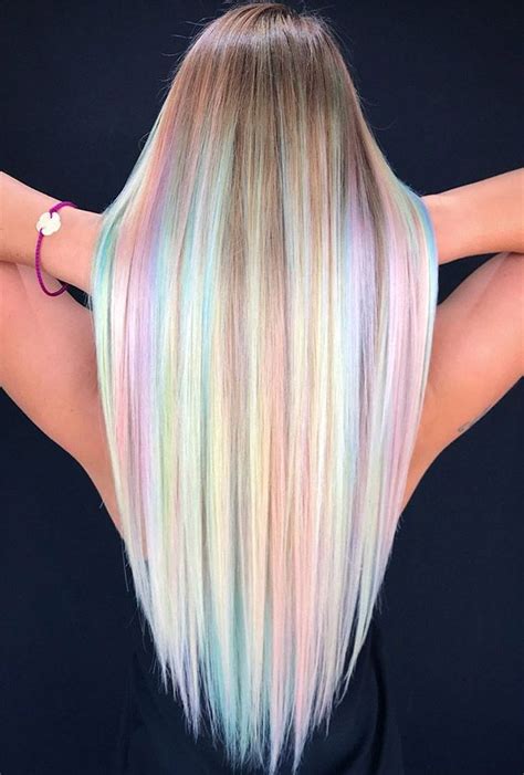 Rainbow Opals Are My Favorite Hair Color Summer Hair Dye Holographic