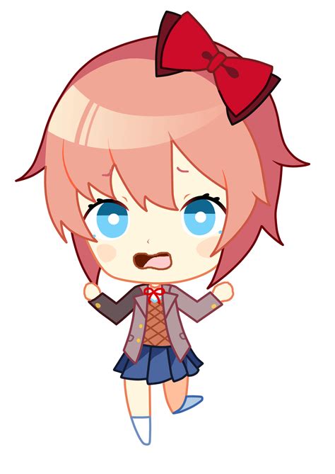 Dont Cry Chibi Sayori Doki Doki Chibi Club Concept Art Rddlcmods