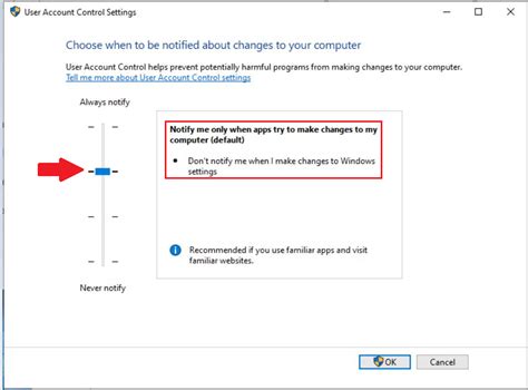 How To Change User Access Control Uac Settings In Windows 10 Device