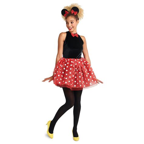 Minnie Mouse Tutu With Hair Clips For Women Fancy Dress Costumes For