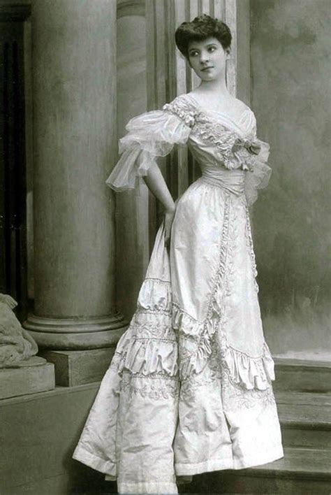 Evening Gown Worth 1905 Edwardian Fashion Victorian Fashion