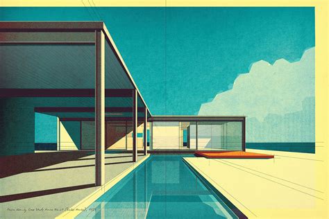 Pierre Koenig Case Study House No21 Bailey House 1959 Prints By