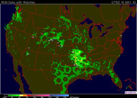 Strange Radar Rings Now Appear On United States Weather Radar