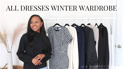 Dress Only Capsule Wardrobe for Winter | Modest Fashion - YouTube
