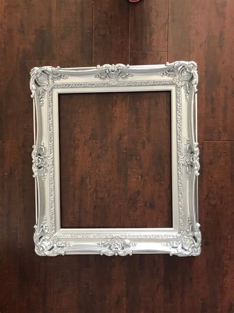 20x24 Silver Frames Baroque Frame For Canvas Large Picture Etsy