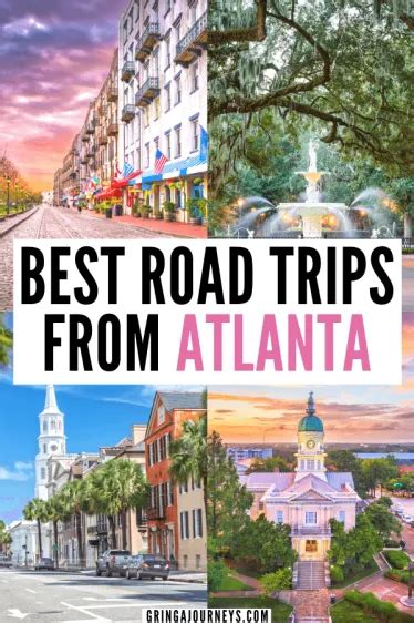 The 24 Best Road Trips From Atlanta Georgia In 2020 Road Trip Fun