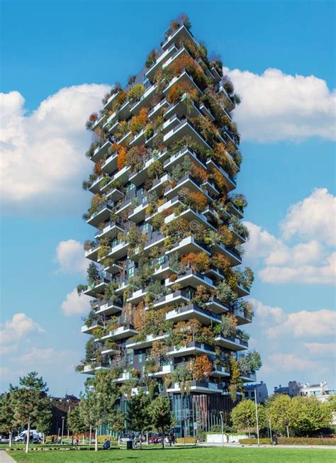 The Vertical Forest Milan Italy Editorial Stock Image Image Of