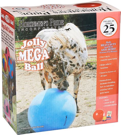 Horsemens Pride Mega Ball Horse Toy Red 25 In