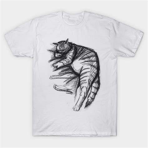 Fat Cat Sleeping Cat T Shirt Teepublic