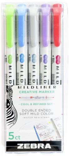 Zebra Mildliner Mild Color Creative Markers 5 Pk Kroger