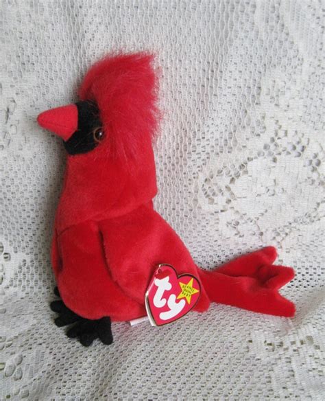 Ty Beanie Baby Mac A Gorgeous Red Cardinal With Etsy