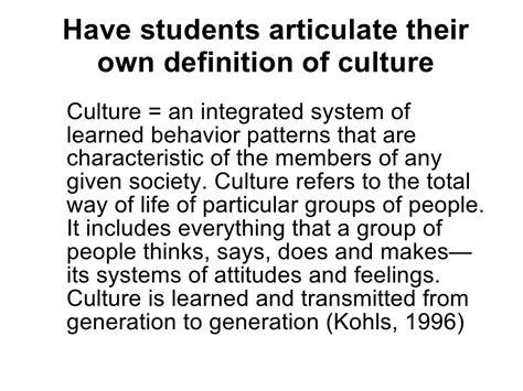 Six Ways To Teach Culture Effectively