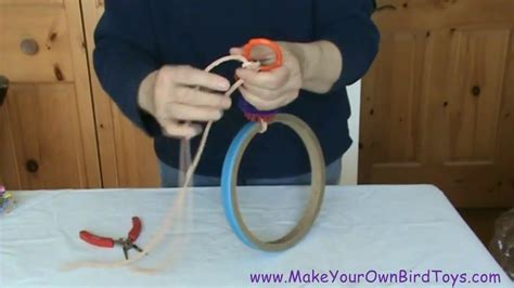Make Your Own Bird Toys Quick And Easy Swing Youtube
